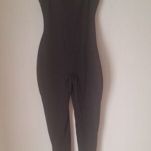 SKIMS Dark Brown Sculpting Leggings Jumpsuit
